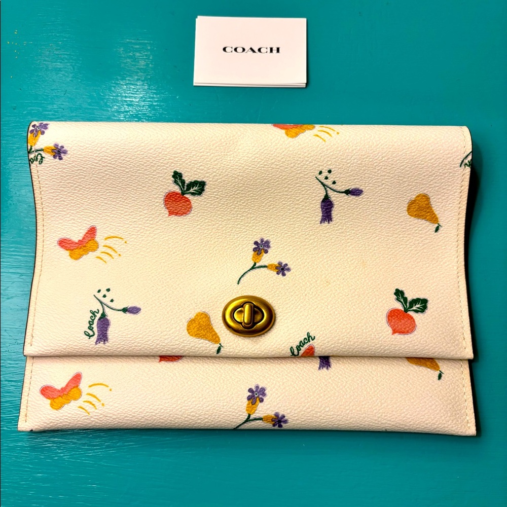 Coach leather case